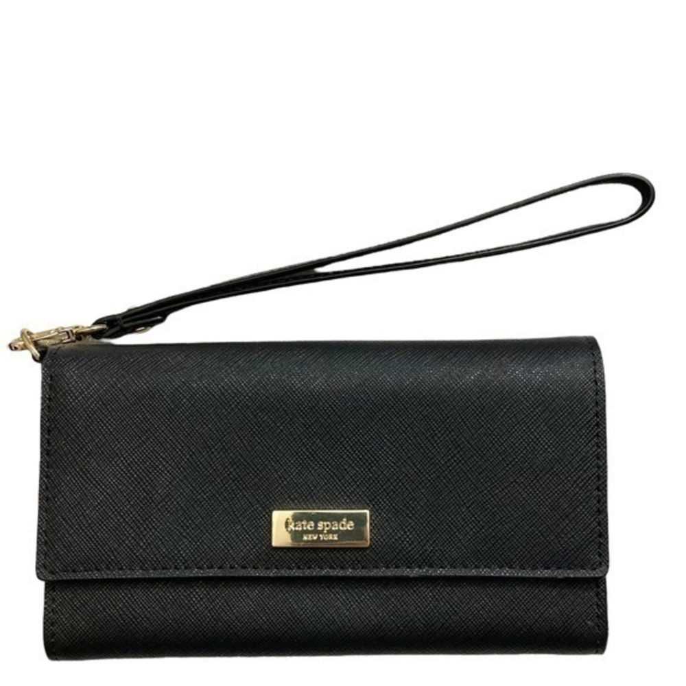 Kate spade black wristlet wallet